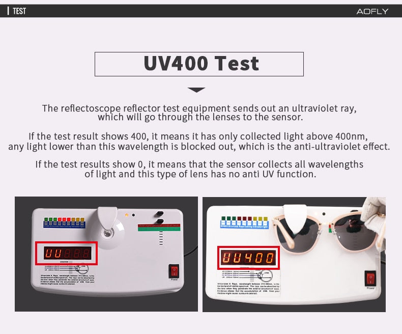 Aofly Women's Polarized Alloy Cat Eye Sunglasses A105 Sunglasses Aofly