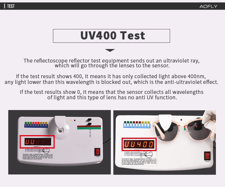 Aofly Women's Polarized Alloy Cat Eye Sunglasses A105 Sunglasses Aofly