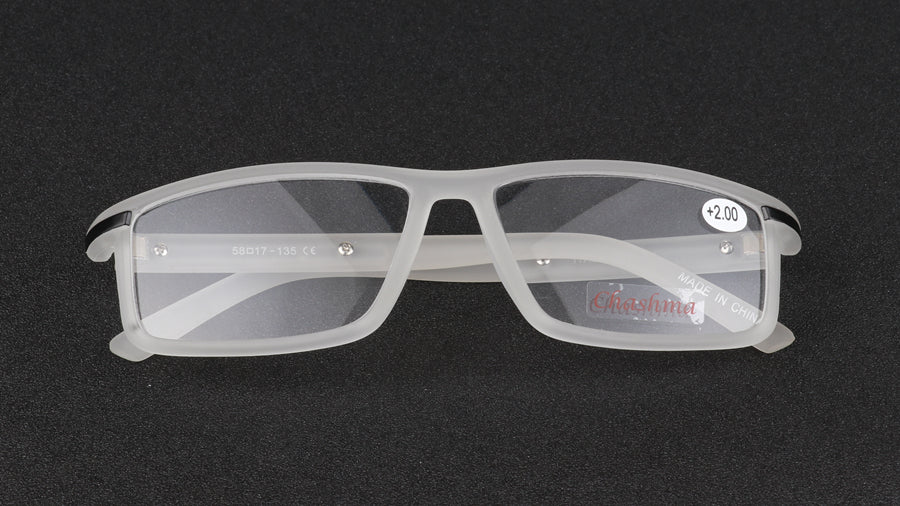 Chashma Unisex Full Rim Square Titanium Tr 90  Reading Glasses 1356 Reading Glasses Chashma