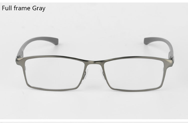 Bclear Men Titanium Alloy Eyeglasses Flexible Temples Legs Ip Electroplating Alloy Material Full Rim And Half Rim Semi Rim Bclear