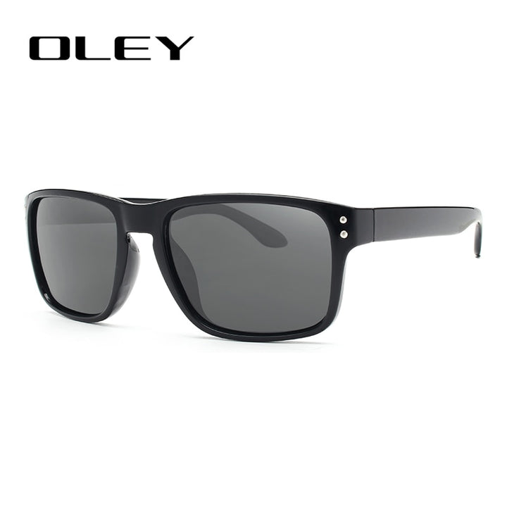 Oley Classic Polarized Sunglasses Men Glasses Driving Coating Black Frame Fishing Driving Y8133 Sunglasses Oley