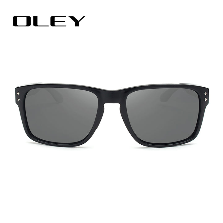 Oley Classic Polarized Sunglasses Men Glasses Driving Coating Black Frame Fishing Driving Y8133 Sunglasses Oley