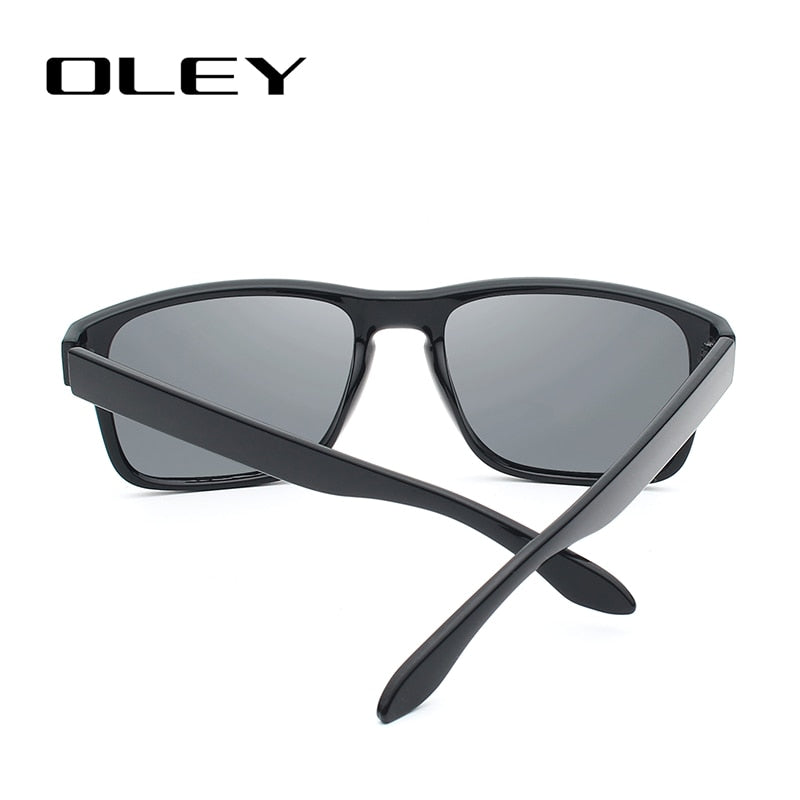 Oley Classic Polarized Sunglasses Men Glasses Driving Coating Black Frame Fishing Driving Y8133 Sunglasses Oley