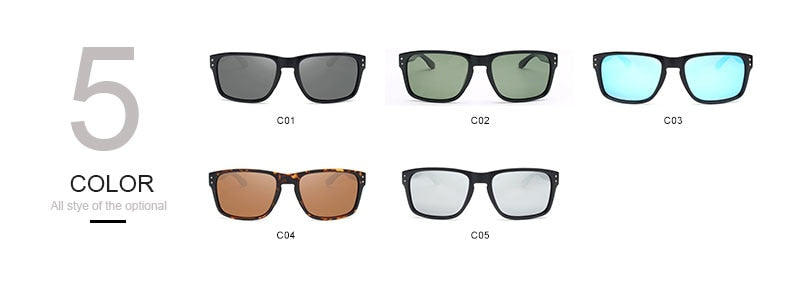 Oley Classic Polarized Sunglasses Men Glasses Driving Coating Black Frame Fishing Driving Y8133 Sunglasses Oley