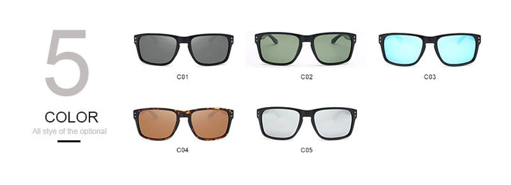 Oley Classic Polarized Sunglasses Men Glasses Driving Coating Black Frame Fishing Driving Y8133 Sunglasses Oley