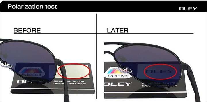 Oley Brand Unisex Polarized Sunglasses Men Women Driving Coating Spectacles Y7492 Sunglasses Oley
