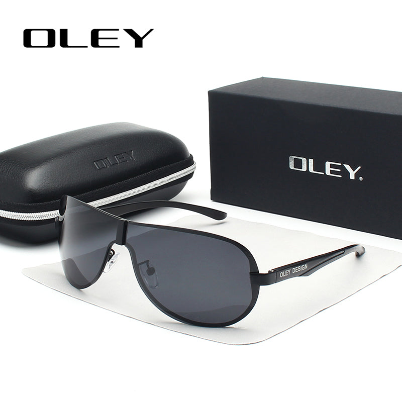 Oley Aluminum Magnesium Men's Sunglasses Polarized Coating Mirror Ya494 Sunglasses Oley
