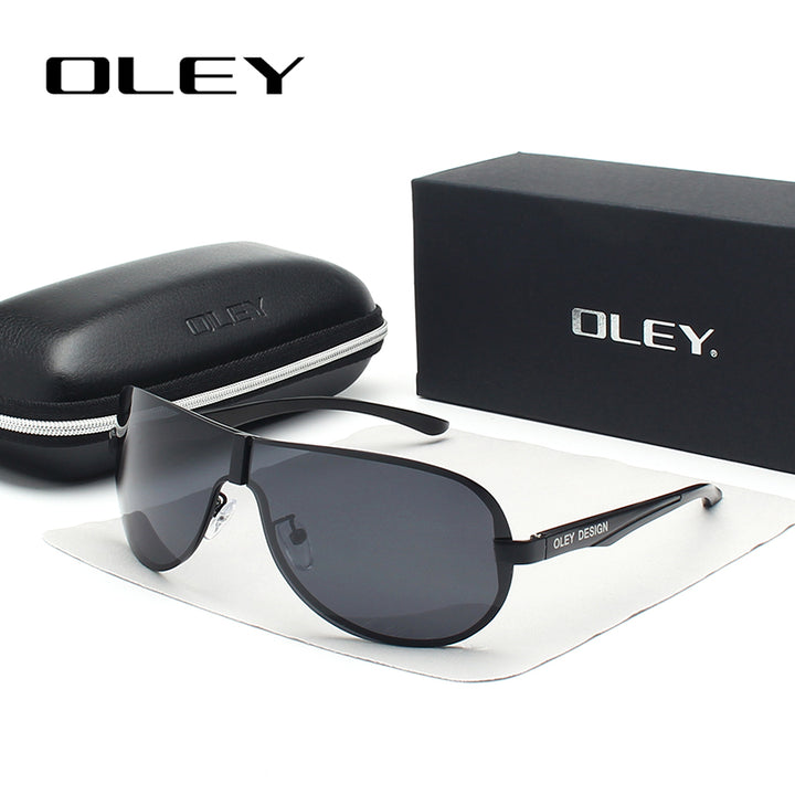 Oley Aluminum Magnesium Men's Sunglasses Polarized Coating Mirror Ya494 Sunglasses Oley