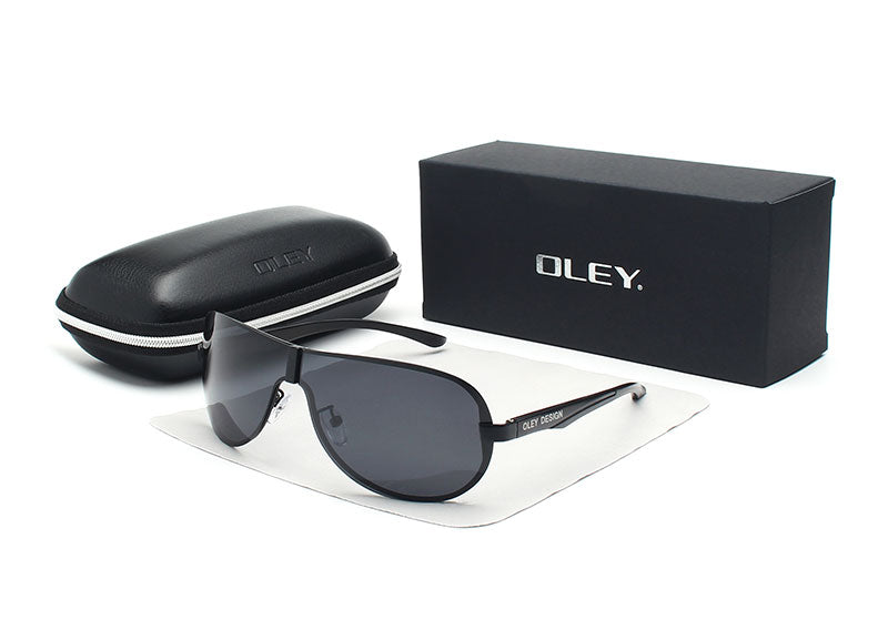 Oley Aluminum Magnesium Men's Sunglasses Polarized Coating Mirror Ya494 Sunglasses Oley
