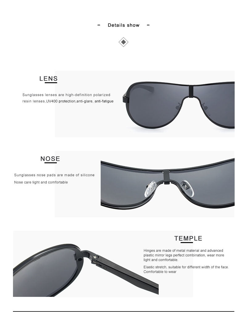 Oley Aluminum Magnesium Men's Sunglasses Polarized Coating Mirror Ya494 Sunglasses Oley