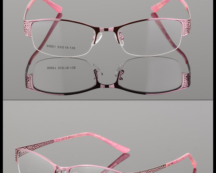 Bclear Women's Eyeglasses Metal Ultra-Light Elegant Full Rim Bclear