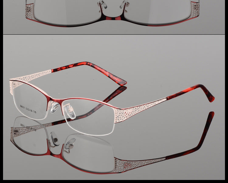 Bclear Women's Eyeglasses Metal Ultra-Light Elegant Full Rim Bclear