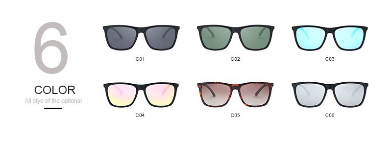 Oley Classic Aluminum Magnesium Tr90 Polarized Sunglasses Men Black Hd Color Film Anti-Uv Ya425 Sunglasses Oley