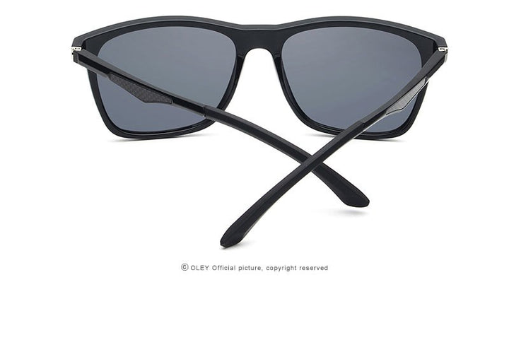 Oley Classic Aluminum Magnesium Tr90 Polarized Sunglasses Men Black Hd Color Film Anti-Uv Ya425 Sunglasses Oley   