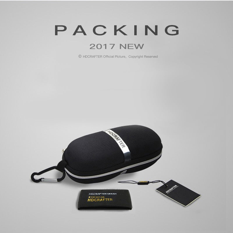 Hdcrafter Tr90 17G Lightweight Glasses Frame Hyperopia Eyeglasses Frames Reading Titaniun L-P6287 Full Rim Hdcrafter Eyeglasses