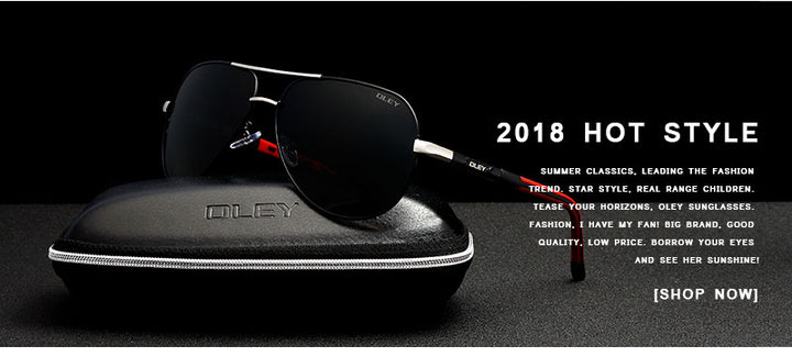 Oley Brand Y7613 Polarized Sunglasses Men Driving Uv400 Sunglasses Oley