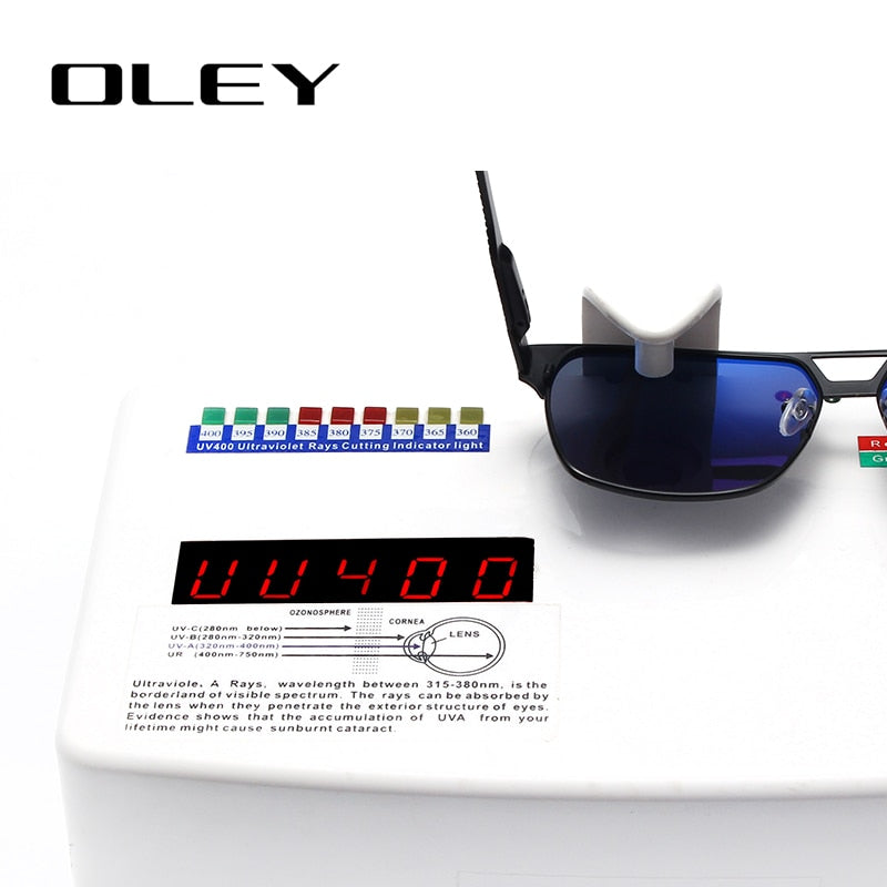 Oley Brand Unisex Classic Men Sunglasses Hd Polarized Y7641 Sunglasses Oley   