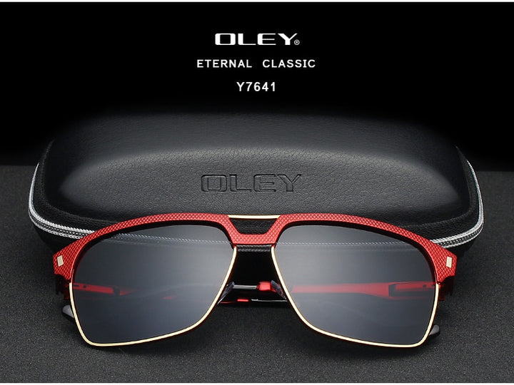 Oley Brand Unisex Classic Men Sunglasses Hd Polarized Y7641 Sunglasses Oley