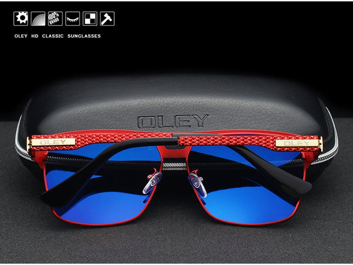 Oley Brand Unisex Classic Men Sunglasses Hd Polarized Y7641 Sunglasses Oley