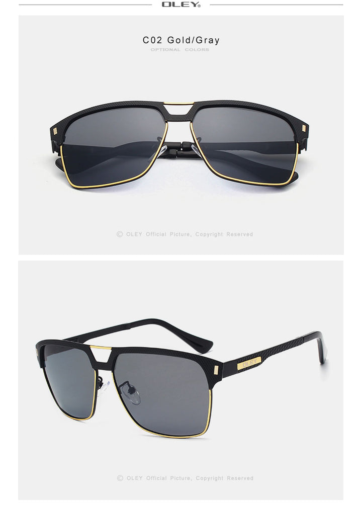 Oley Brand Unisex Classic Men Sunglasses Hd Polarized Y7641 Sunglasses Oley