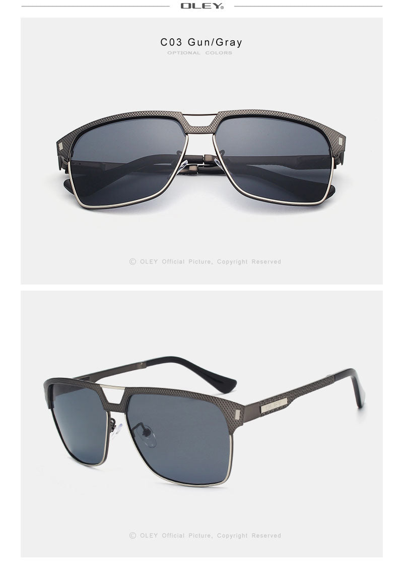 Oley Brand Unisex Classic Men Sunglasses Hd Polarized Y7641 Sunglasses Oley