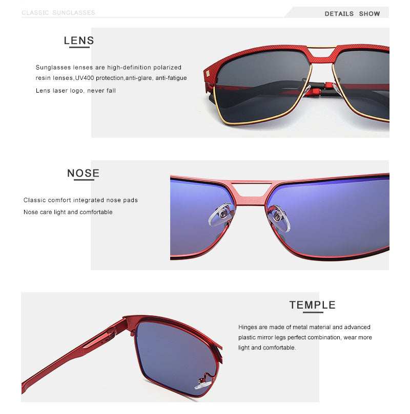 Oley Brand Unisex Classic Men Sunglasses Hd Polarized Y7641 Sunglasses Oley