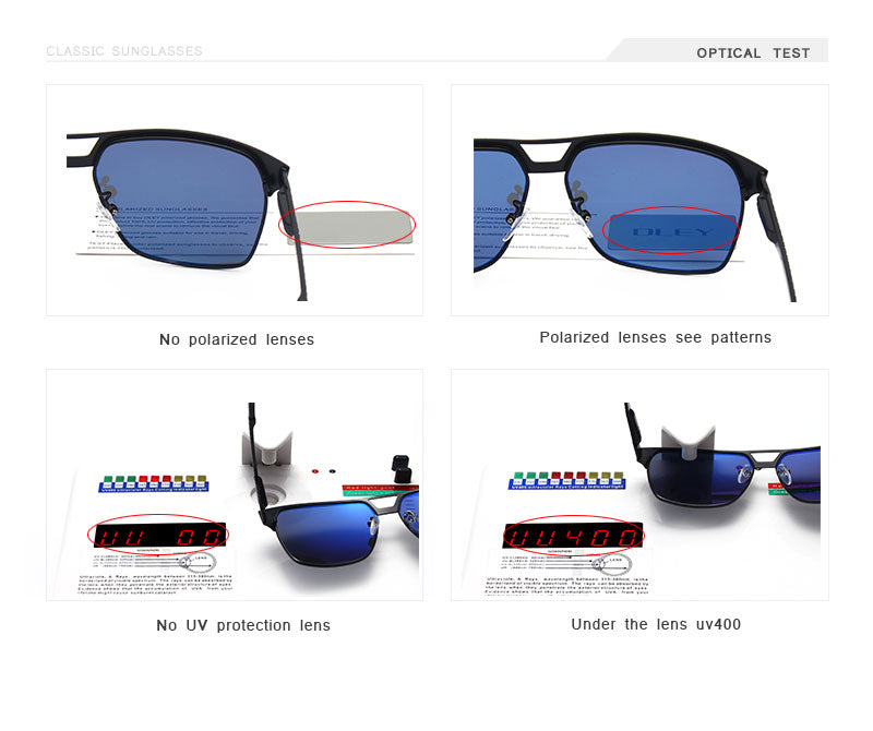 Oley Brand Unisex Classic Men Sunglasses Hd Polarized Y7641 Sunglasses Oley