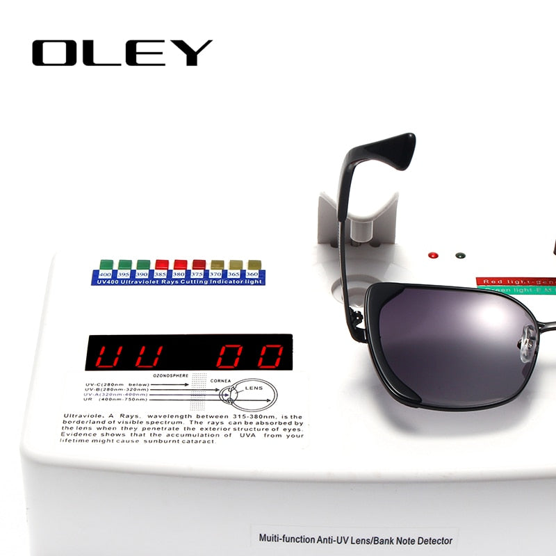 Oley Classic Brand Large Frame Women's Polarized Sunglasses Butterfly Hd Uv Y5190 Sunglasses Oley