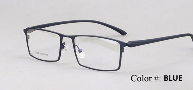 Bclear Hot Arrival Alloy Frame Eyeglasses Business Men Spectacle Frame For Full Frame 9068 Full Rim Bclear Blue