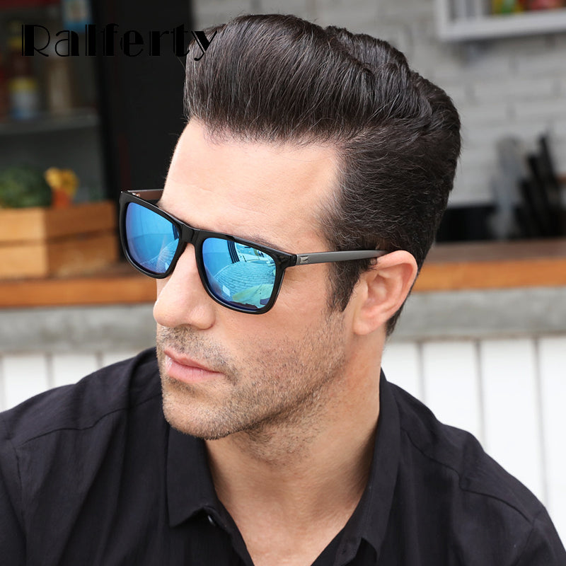 Ralferty Sunglass Square Polarized Sunglasses Men Women Brand Designer Polaroid 7031 Sunglasses Ralferty
