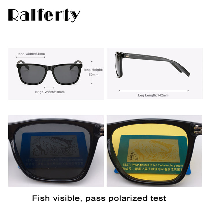 Ralferty Sunglass Square Polarized Sunglasses Men Women Brand Designer Polaroid 7031 Sunglasses Ralferty