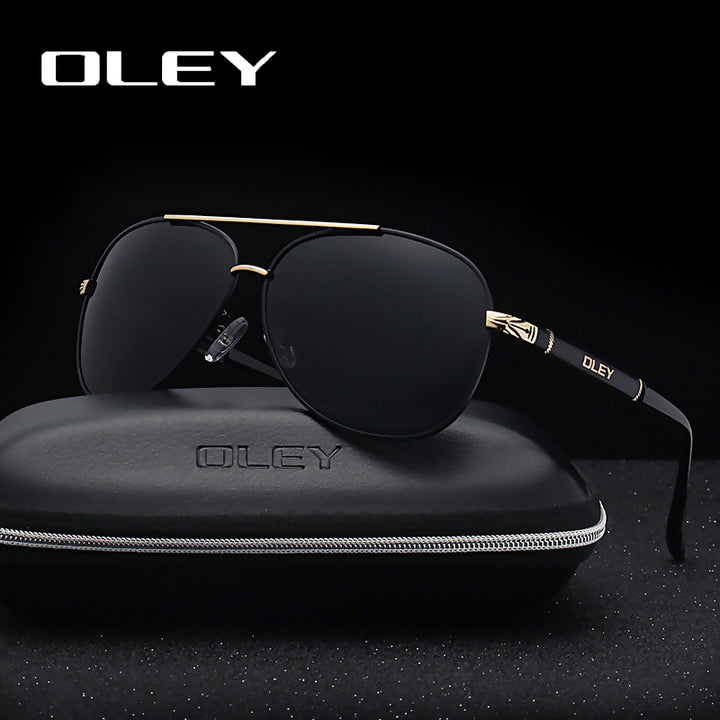 Oley Brand Sunglasses Men Polarized Classic Pilot Fishing Driving Y7005 Sunglasses Oley