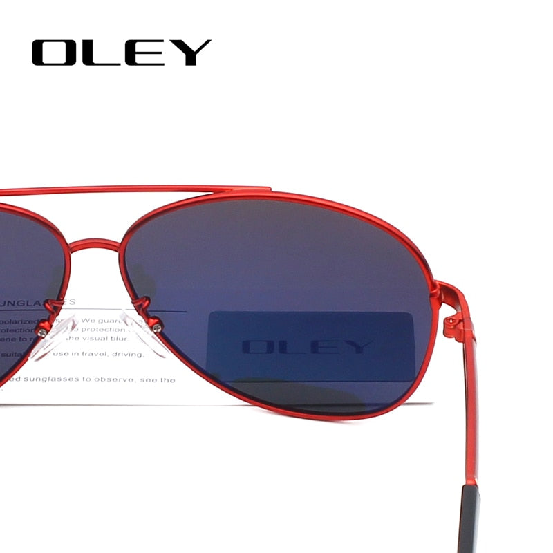 Oley Brand Sunglasses Men Polarized Classic Pilot Fishing Driving Y7005 Sunglasses Oley   