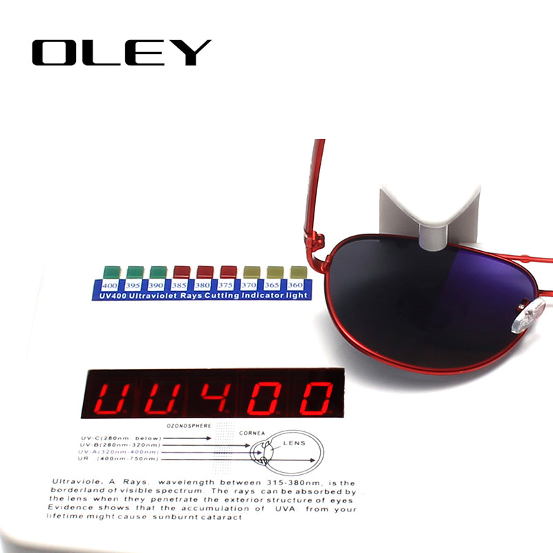 Oley Brand Sunglasses Men Polarized Classic Pilot Fishing Driving Y7005 Sunglasses Oley   