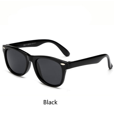 Ralferty Tr90 Flexible Kids Sunglasses Polarized Child Baby Safety Coating Uv400 Sunglasses Ralferty Black