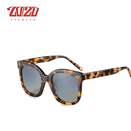 20/20 Classic Polarized Aectate Unisex Sunglasses At8048 Sunglasses 20/20 C02 Blue  