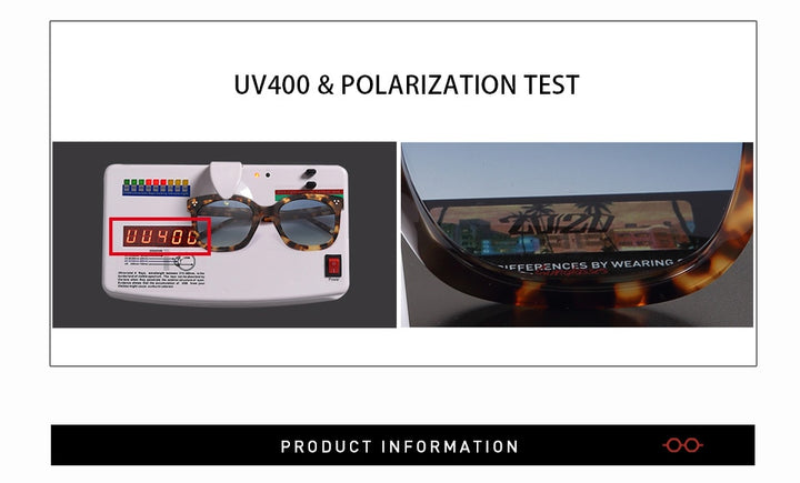 20/20 Classic Polarized Aectate Unisex Sunglasses At8048 Sunglasses 20/20   