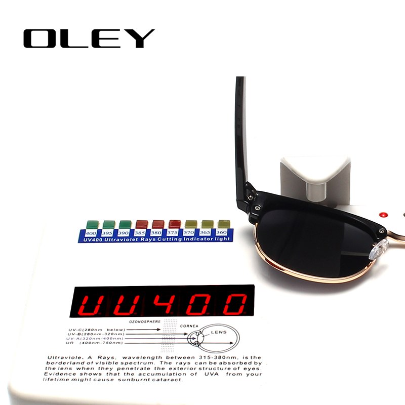 Oley Brand Women Polarized Sunglasses Classic Round Uv Unisex Y1605 Sunglasses Oley