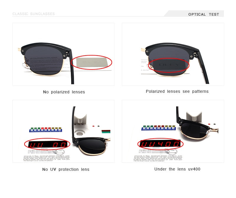 Oley Brand Women Polarized Sunglasses Classic Round Uv Unisex Y1605 Sunglasses Oley