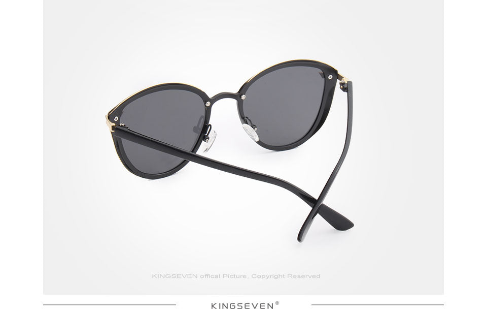 Kingseven Brand Design Cat Eye Sunglasses Women Polarized Alloy Frame+Tr90 N-7824F1 Sunglasses KingSeven