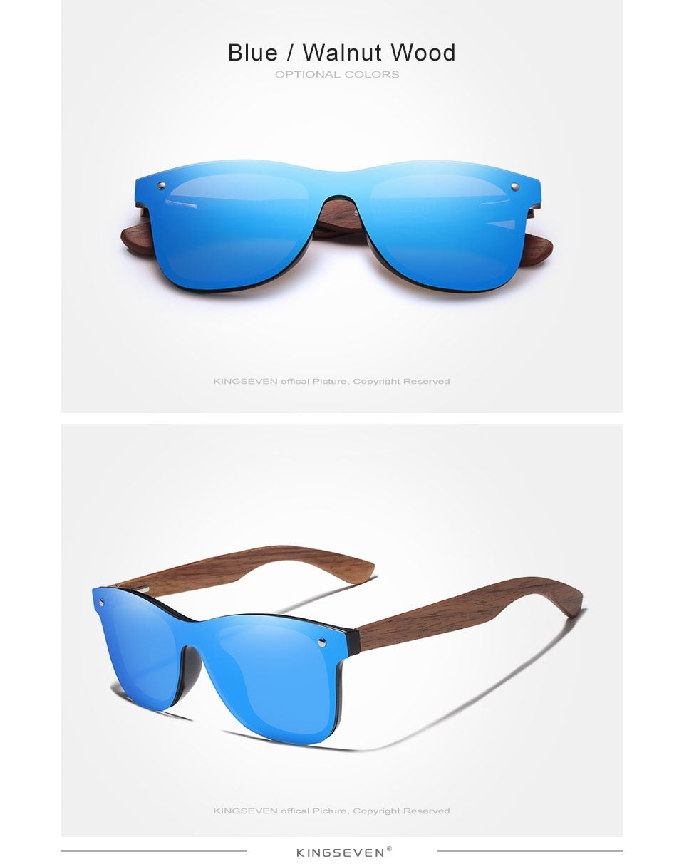 Kingseven Luxury Walnut Wood Sunglasses Polarized Wooden Women Men Nw-5504 Sunglasses KingSeven