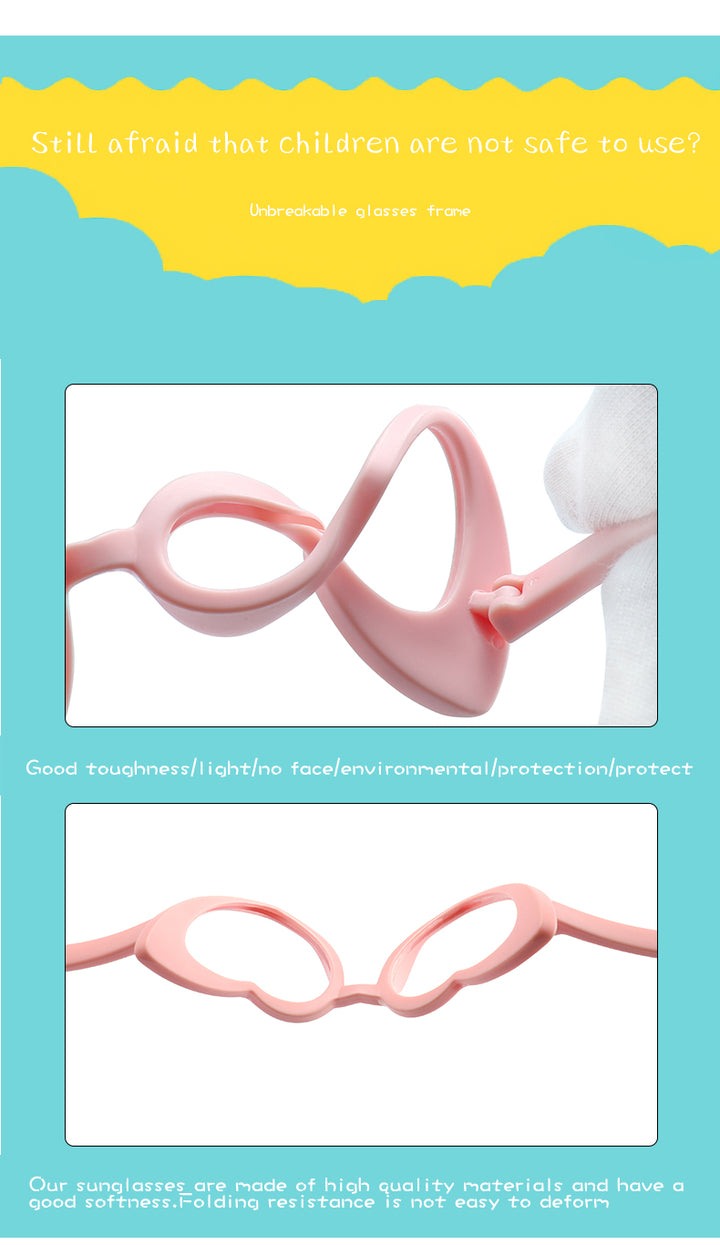 Warblade Children Sunglasses Kids Polarized Love Heart Boys Girls Sunglasses Warblade