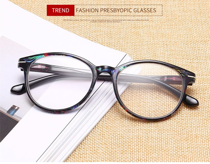 Lonsy Unisex Full Rim Round Square Polycarbonate Reading Glasses F146 Reading Glasses Lonsy