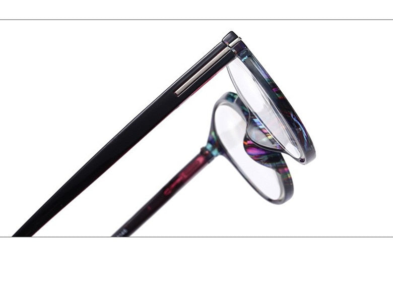 Lonsy Unisex Full Rim Round Square Polycarbonate Reading Glasses F146 Reading Glasses Lonsy