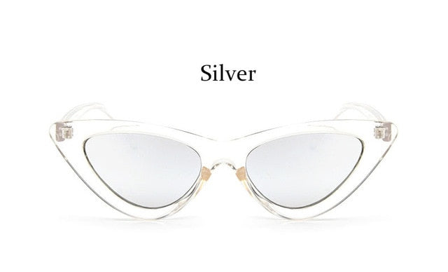 Reboto Women's Full Rim Cat Eye Tr 90 Titanium Sunglasses  Gg141 Sunglasses Reboto Silver
