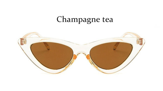 Cat Eye Sunglasses Women Brand Designer Gg141 Sunglasses Reboto Champagne tea  