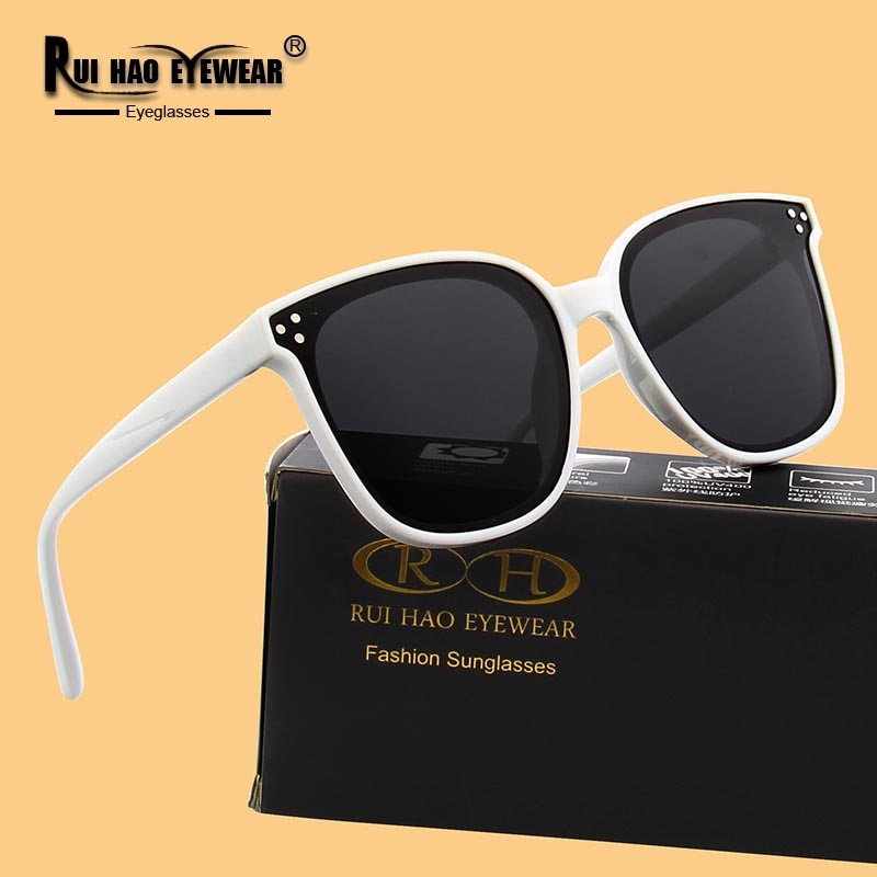 Rui Hao Women's Full Rim Square Polycarbonate Polarized Sunglasses 8036 Sunglasses Rui Hao