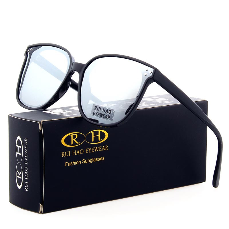 Rui Hao Women's Full Rim Square Polycarbonate Polarized Sunglasses 8036 Sunglasses Rui Hao