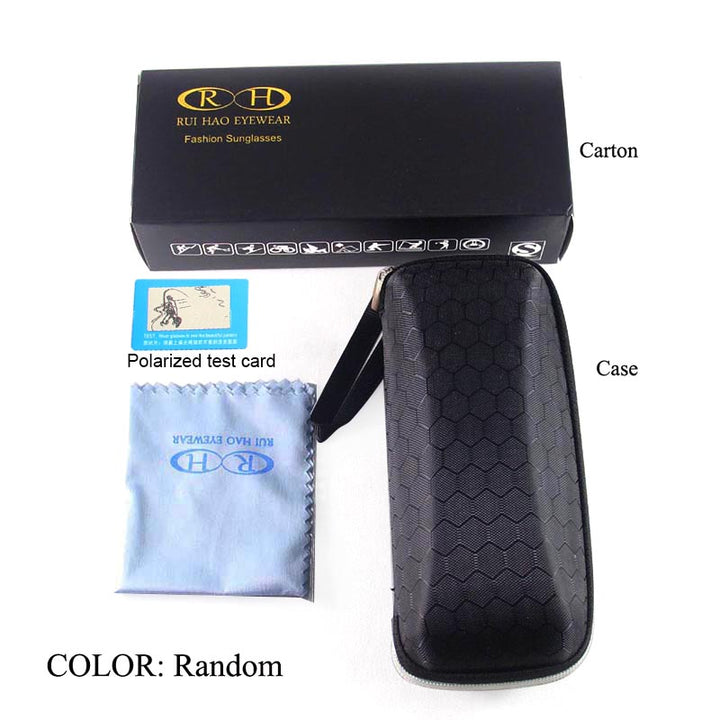 Rui Hao Women's Full Rim Square Polycarbonate Polarized Sunglasses 8036 Sunglasses Rui Hao