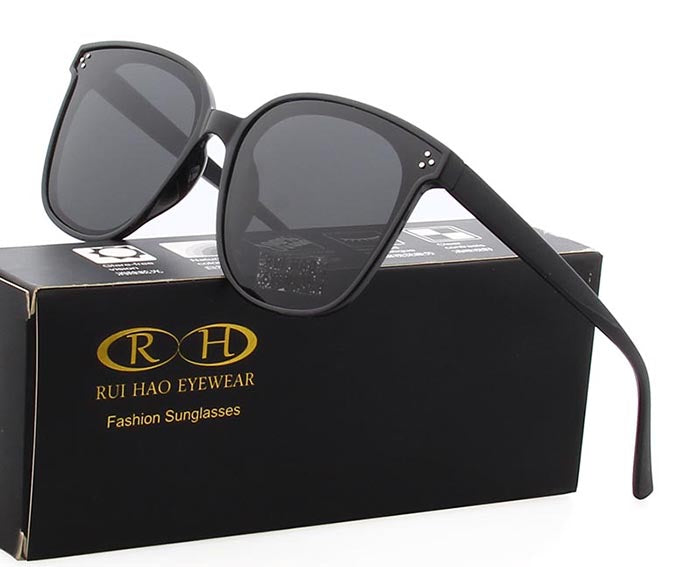 Rui Hao Women's Full Rim Square Polycarbonate Polarized Sunglasses 8036 Sunglasses Rui Hao